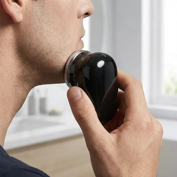 Muscle_Fascia_Massager_Gun_&_Portable_Mini_Electric_Shaver_for_Men_-_Compact_Rotary_Shaver_with_USB_Charging_Pack_Of_2