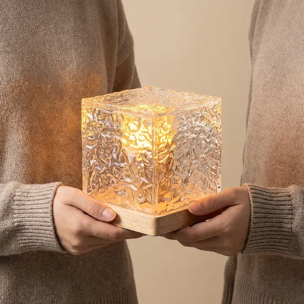 USB_Mosquito_Killer_Lamp_&_3D_Crystal_Cube_Lamp_with_Warm_Glow_-_Decorative_LED_Night_Light_Pack_Of_2