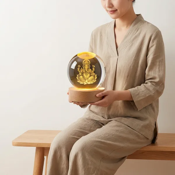 Golden_Led_Crystal_Ball_With_Lord_Ganesha_Engraving_And_Wooden_Base
