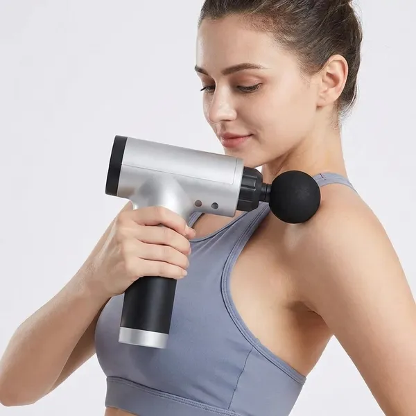 Muscle_Fascia_Massager_Gun_&_Portable_Mini_Electric_Shaver_for_Men_-_Compact_Rotary_Shaver_with_USB_Charging_Pack_Of_2