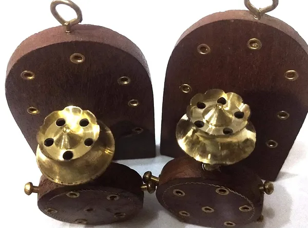 3_Pcs_The_Artisan_Wooden_Agarbatti_Stand_with_Brass_Inlay