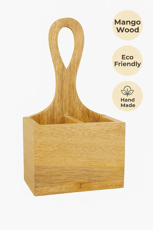 Handcrafted_Sheesham_Wood_Cutlery_Holder