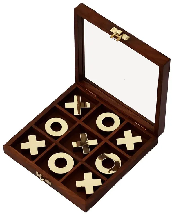 Artisan_Sheesham_Wood_3D_Tic-Tac-Toe_Box