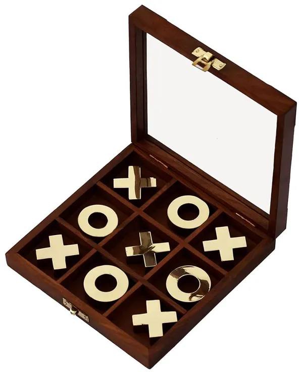 Artisan_Sheesham_Wood_3D_Tic-Tac-Toe_Box
