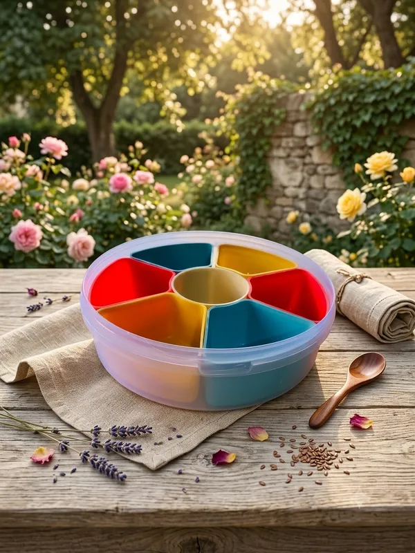 Plastic_Multicolor_Compartment_Spice_Box