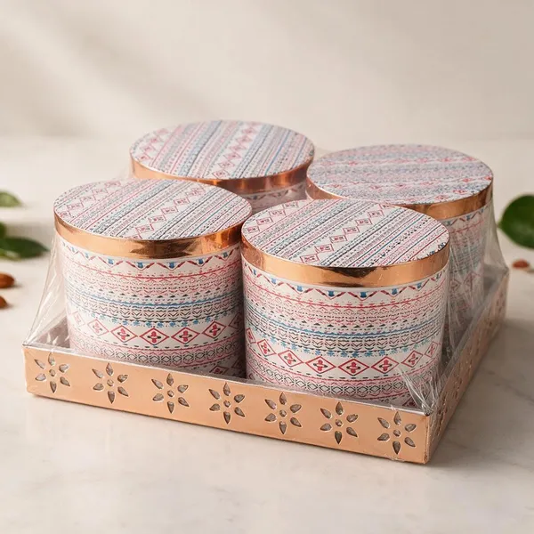 Plastic_Traditional_Rajwadi_Print_Storage_Container_Set_With_Tray