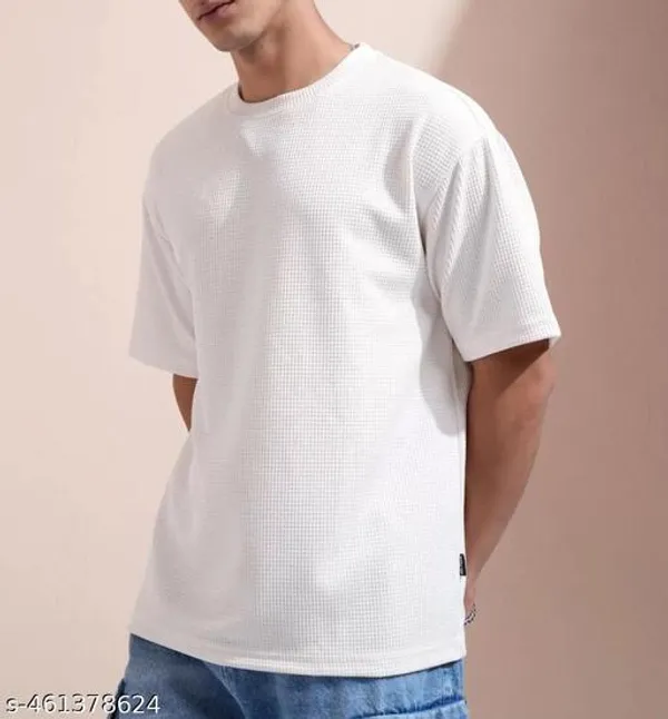 White_Cotton_Blend_Premium_T_Shirt_For_Men