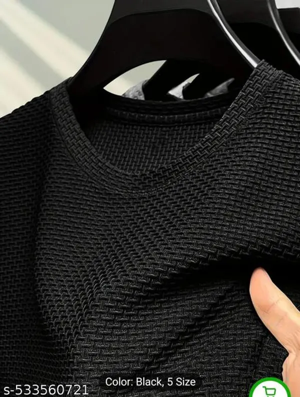 Black_Cotton_Blend_Premium_T_Shirt_For_Men