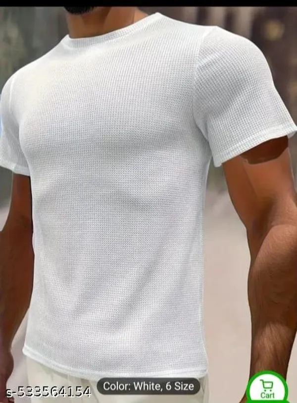 White_Cotton_Blend_Premium_T_Shirt_For_Men
