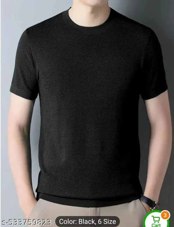 Black_Cotton_Blend_Premium_T_Shirt_For_Men