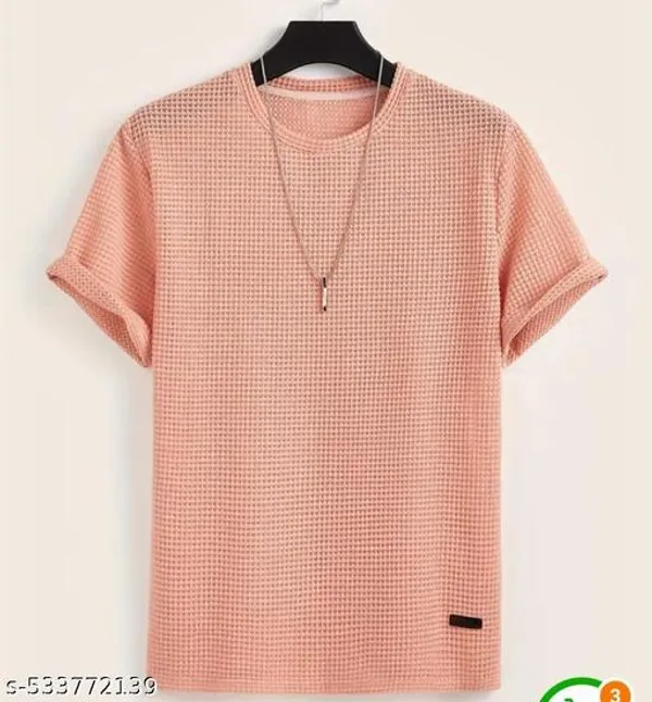 Orange_Cotton_Blend_Premium_T_Shirt_For_Men