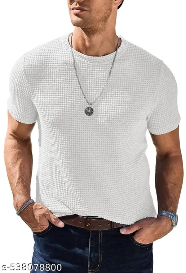 White_Cotton_Blend_Premium_T_Shirt_For_Men