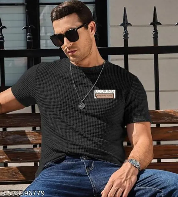 Black_Cotton_Blend_Premium_T_Shirt_For_Men
