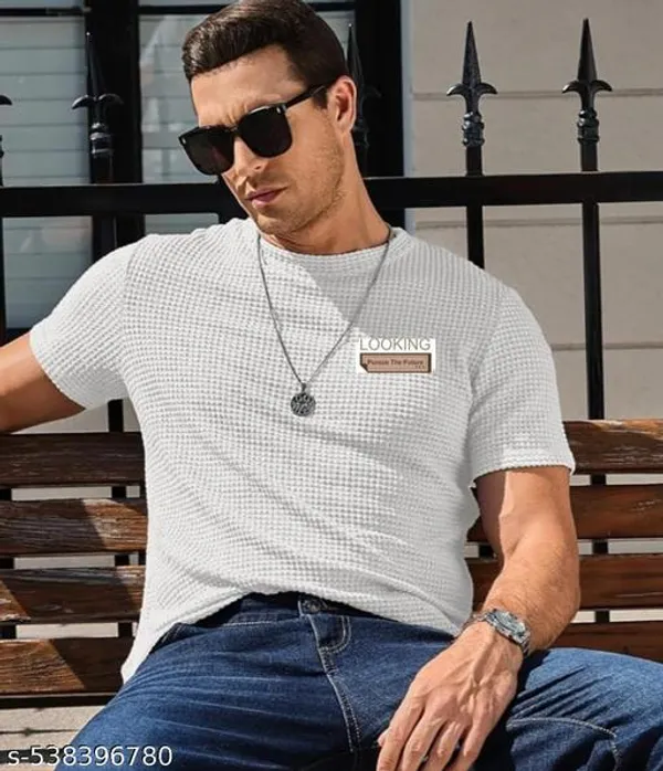 White_Cotton_Blend_Premium_T_Shirt_For_Men