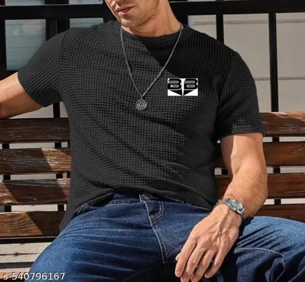 Black_Cotton_Blend_Premium_T_Shirt_For_Men