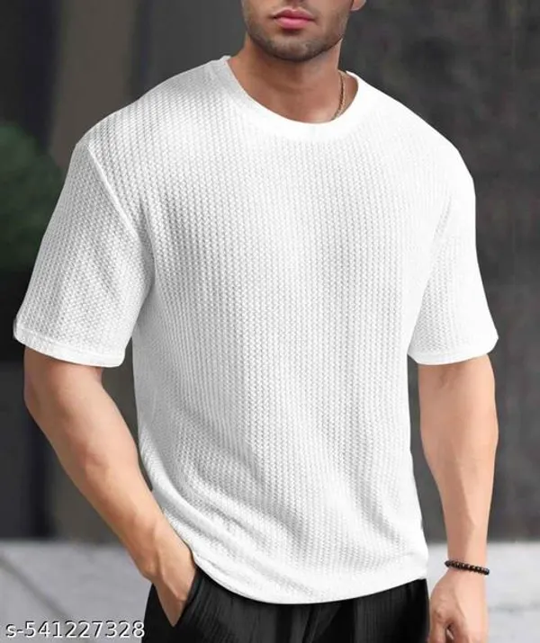White_Cotton_Blend_Premium_T_Shirt_For_Men