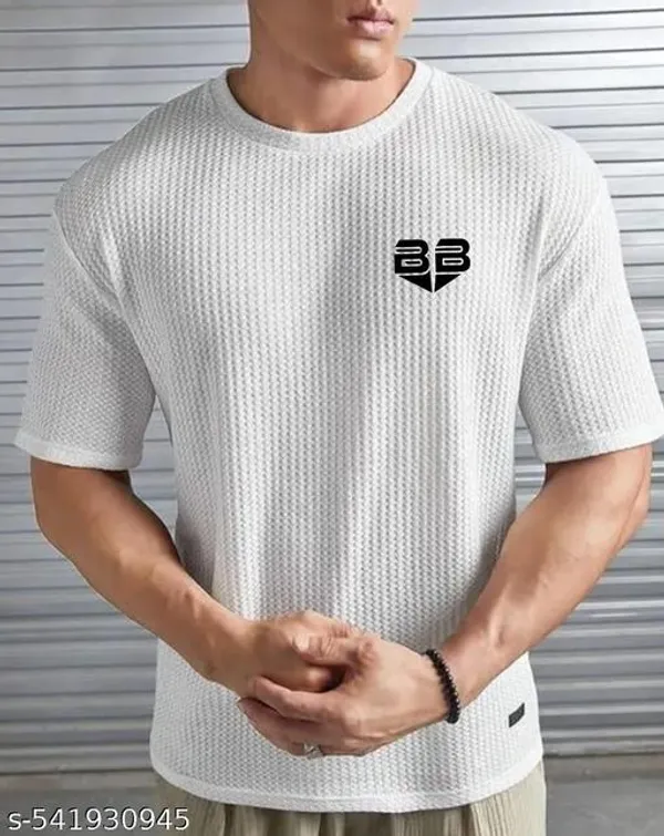 White_Cotton_Blend_Premium_T_Shirt_For_Men