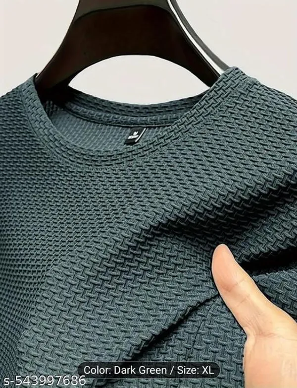 Grey_Cotton_Blend_Premium_T_Shirt_For_Men