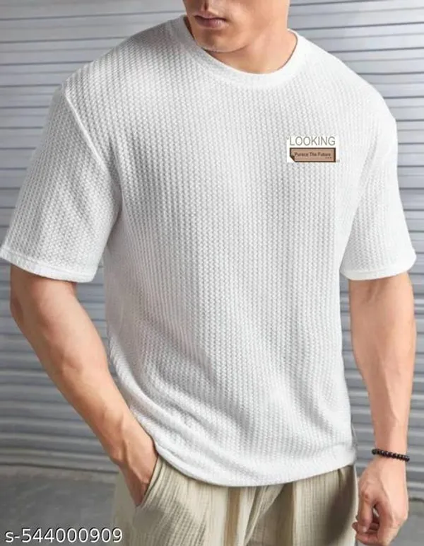 White_Cotton_Blend_Premium_T_Shirt_For_Men
