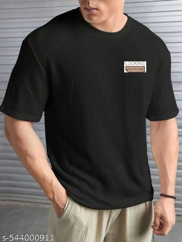 Black_Cotton_Blend_Premium_T_Shirt_For_Men