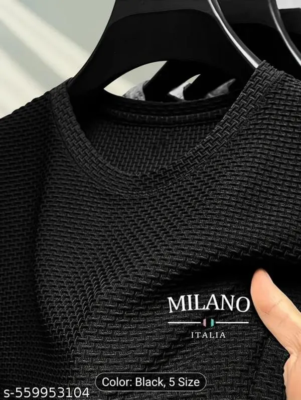 Black_Cotton_Blend_Premium_T_Shirt_For_Men