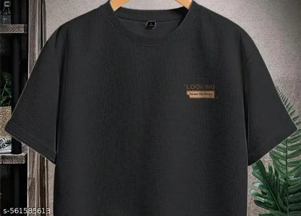 Black_Cotton_Blend_Premium_T_Shirt_For_Men