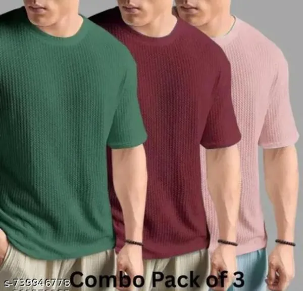 Multicolor_Cotton_Blend_Premium_T_Shirt_For_Men