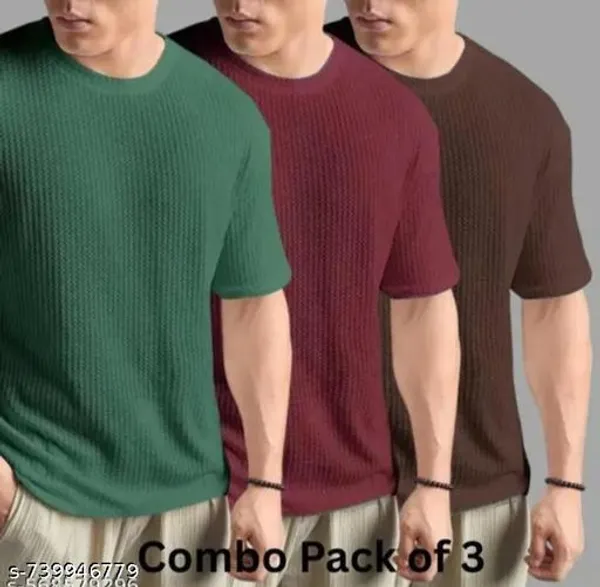 Multicolor_Cotton_Blend_Premium_T_Shirt_For_Men