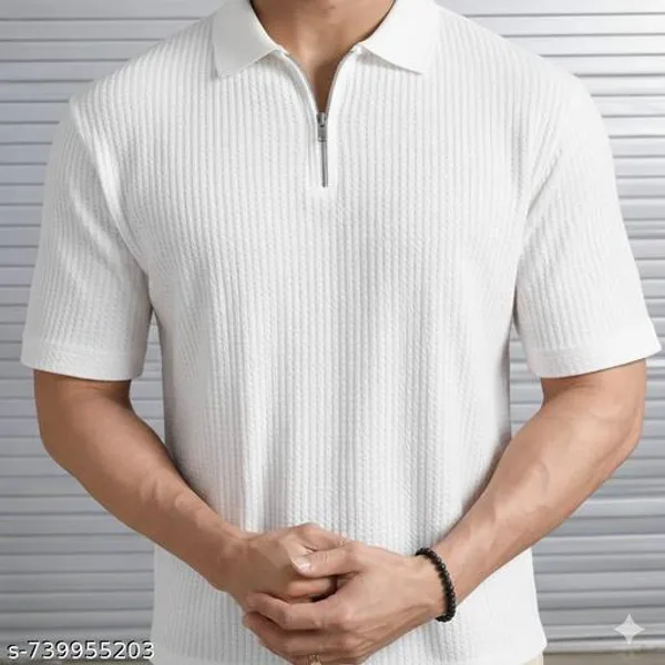 White_Cotton_Blend_Premium_T_Shirt_For_Men