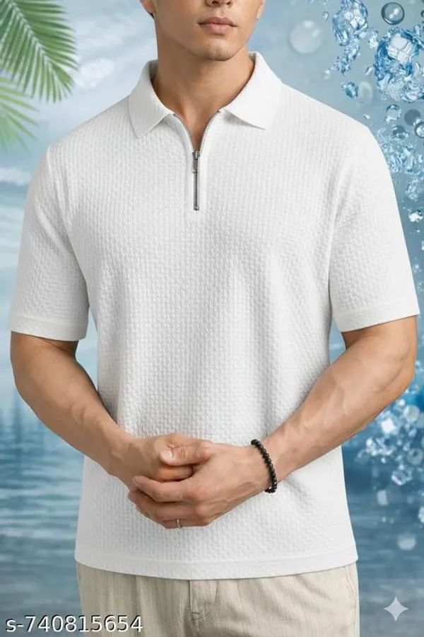 White_Cotton_Blend_Premium_T_Shirt_For_Men