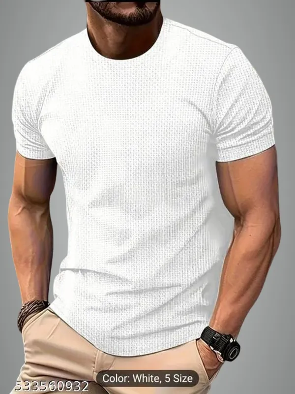 White_Cotton_Blend_Premium_T_Shirt_For_Men