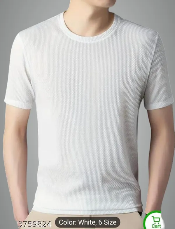 White_Cotton_Blend_Premium_T_Shirt_For_Men