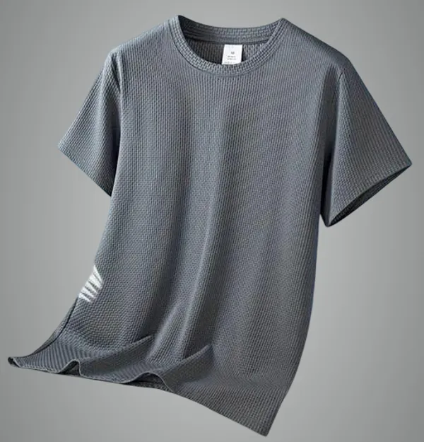 Grey_Cotton_Blend_Premium_T_Shirt_For_Men