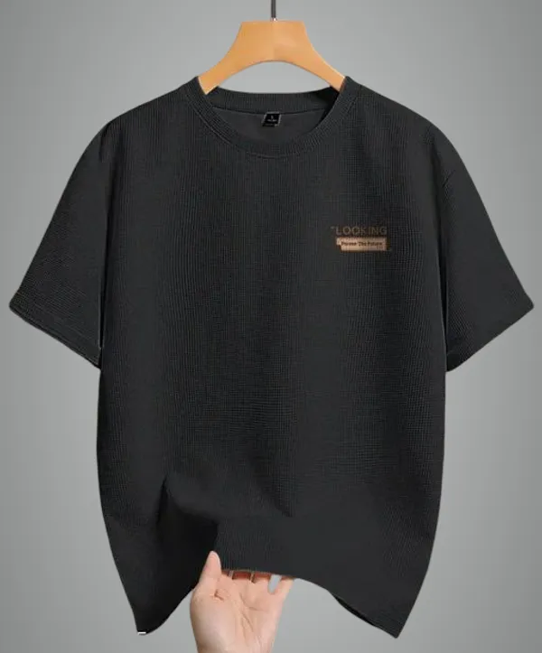 Black_Cotton_Blend_Premium_T_Shirt_For_Men
