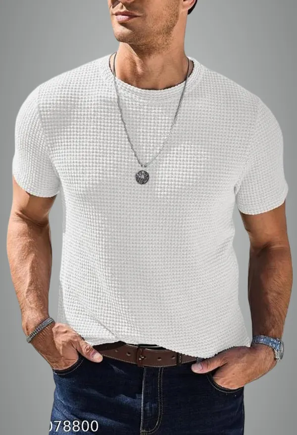 White_Cotton_Blend_Premium_T_Shirt_For_Men
