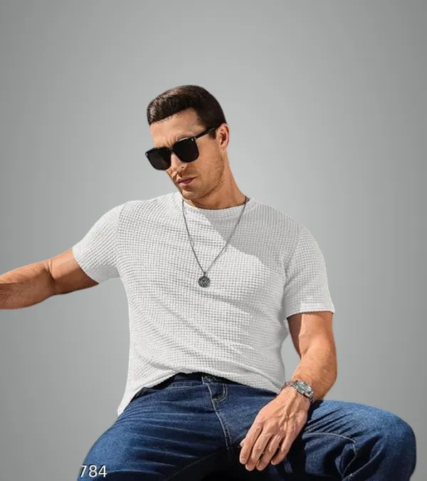 White_Cotton_Blend_Premium_T_Shirt_For_Men