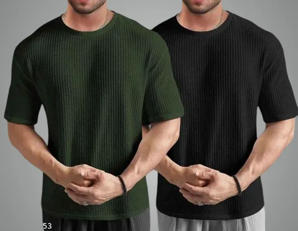 Black_Cotton_Blend_Premium_T_Shirt_For_Men