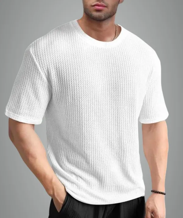 White_Cotton_Blend_Premium_T_Shirt_For_Men