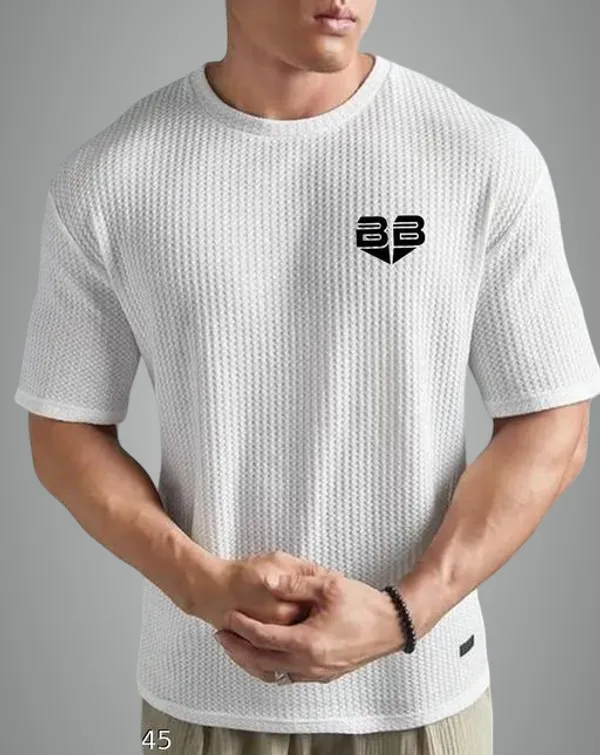White_Cotton_Blend_Premium_T_Shirt_For_Men
