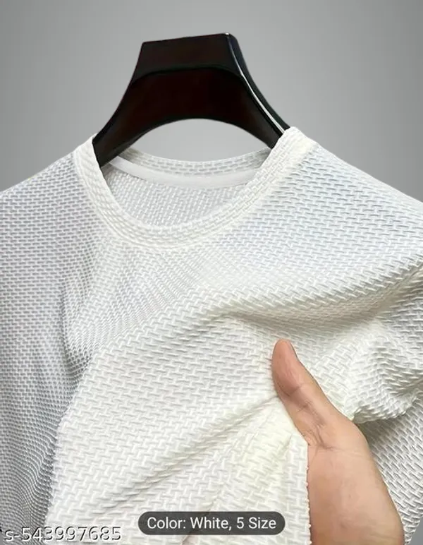 White_Cotton_Blend_Premium_T_Shirt_For_Men