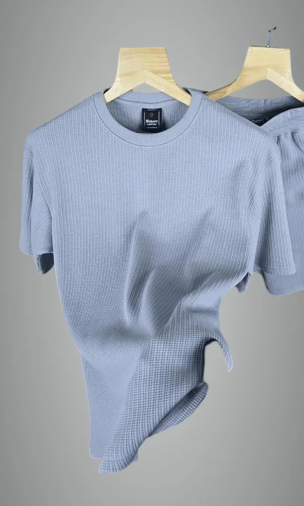 Sky_Blue_Cotton_Blend_Premium_T_Shirt_For_Men