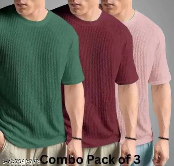 Multicolor_Cotton_Blend_Premium_T_Shirt_For_Men