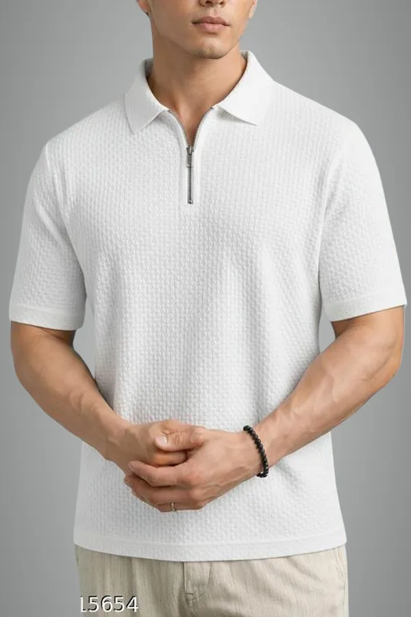 White_Cotton_Blend_Premium_T_Shirt_For_Men