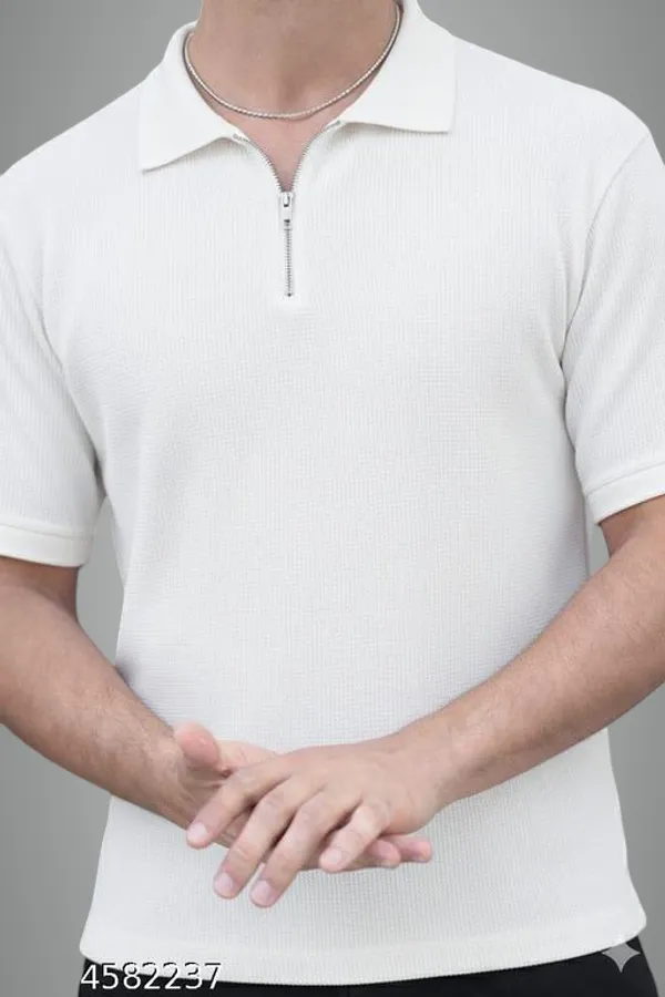 White_Cotton_Blend_Premium_T_Shirt_For_Men