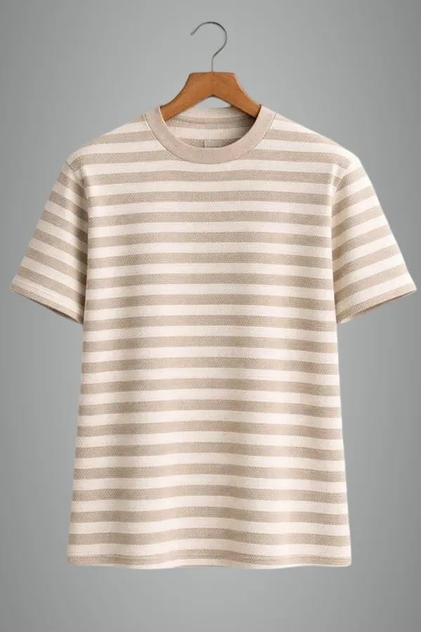 Yellow_Cotton_Blend_Premium_T_Shirt_For_Men