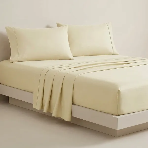 Ivory_100%_Egyptian_Cotton_Solid_Premium_Flat_Sheet,_Pillowcase_Pack_Of_3