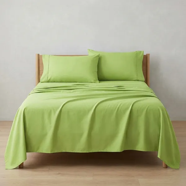 Moss_100%_Egyptian_Cotton_Solid_Premium_Flat_Sheet,_Pillowcase_Pack_Of_3