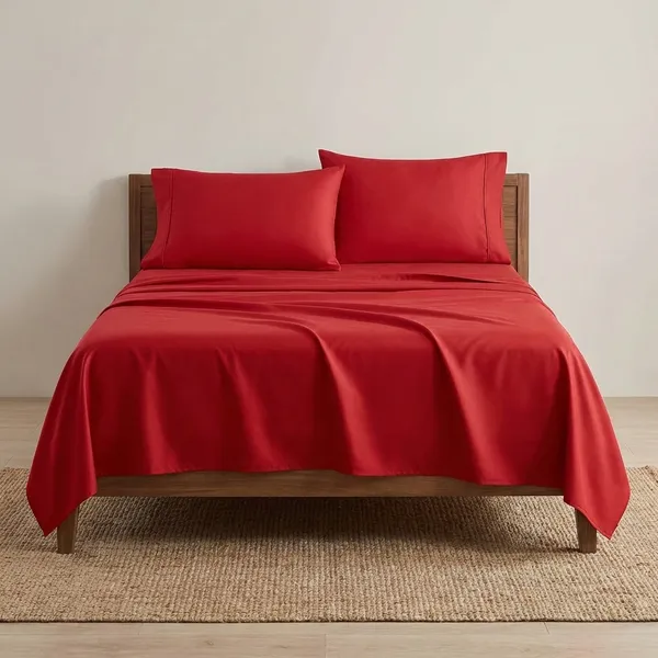 Red_100%_Egyptian_Cotton_Solid_Premium_Flat_Sheet,_Pillowcase_Pack_Of_3