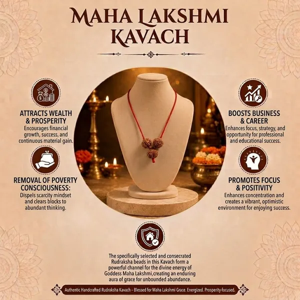 Maha_Lakshmi_Kavach_7-7-7_Mukhi_Rudraksha_Mala_with_Nepali_Ganesh_Rudraksha,_Original_Certified_7_Mukhi_Rudraksha_Beads,_3_Rudraksha_Joint_with_Red_Thread