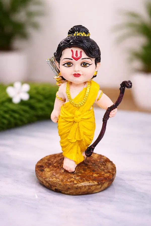 Intricately_Crafted_Child_Lord_Ram_Multicolor_Marble_Dust_Statue_(4cm_x_2cm_x_2cm)